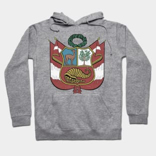 Escudo del Perú - Peru coat of arms - vintage design Hoodie